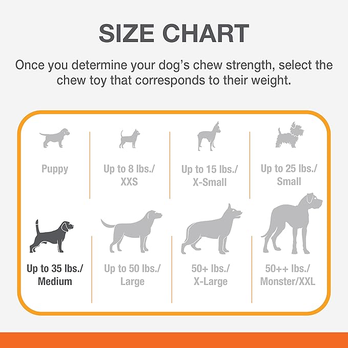 Nylabone Power Chew Cheese Bone Dog Chew Toy, Cute Dog Toys for Aggressive Chewers, Cheese Flavor, Medium/Wolf (1 Count)