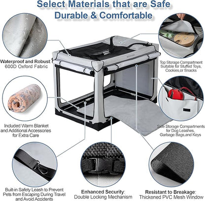 Soft Travel Dog Crate - 42 Inch