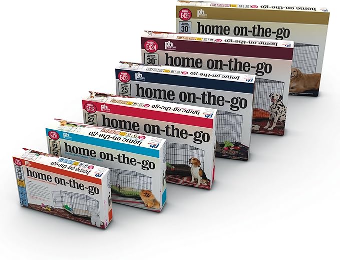 Home On-The-Go Single Door Dog Crate E430, XX-Small