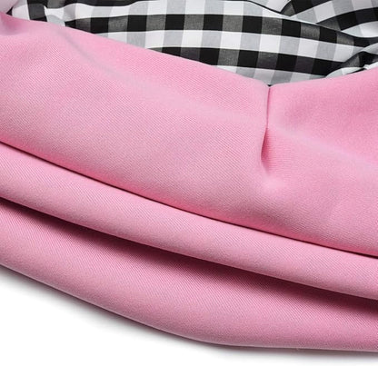 Dog and Cat Sling Carrier Little Pet Carrier Shoulder Crossbody Pet Slings for Outdoor Traveling Subway (Pink)