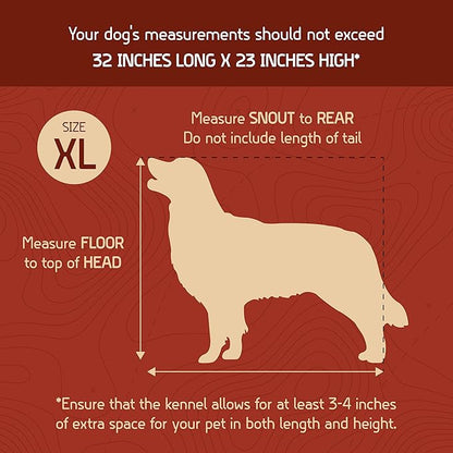 SportPet Designs Plastic Airline Approved Kennels Wire Door Travel Dog Crate, X-Large