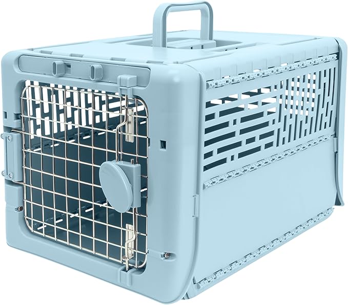 SportPet Designs Collapsible Pet Kennel, 19" X-Small (Blue)