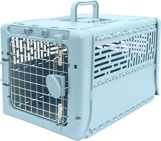 SportPet Designs Collapsible Pet Kennel, 19" X-Small (Blue)