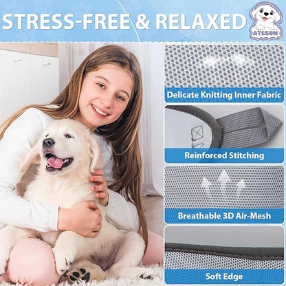 Pet Grooming Hammock Harness for XL Large Dogs Nail Trimming, Dog Sling for Cutting Nails, Dog Hanging Holder Hanger with Nail Clippers, Nail File, Scissors