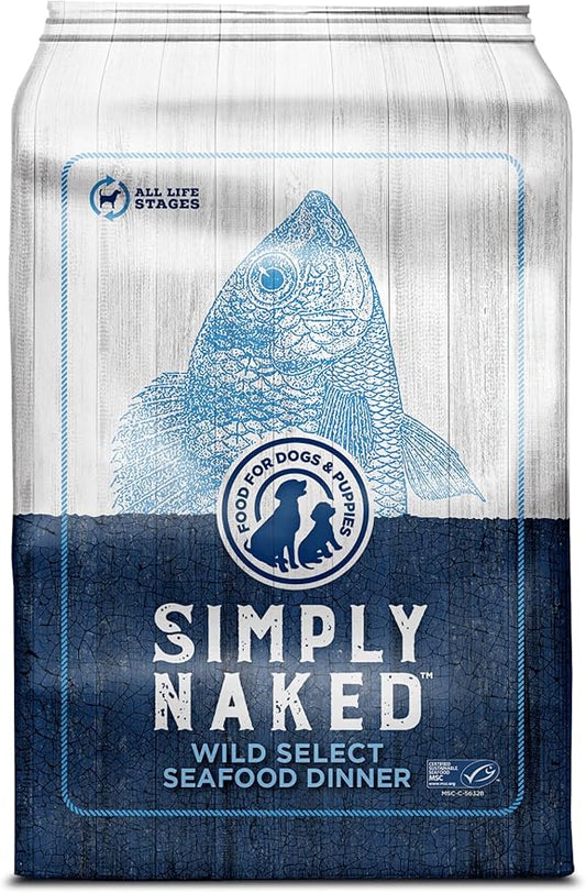 Wild Select Seafood Dog Food | No Chicken or Other Animal by-Products | Rich in Omega 3 & 6 Fatty Acids | Sustainably Sourced Wild Caught Fish | Made in The USA | 24lb Bag