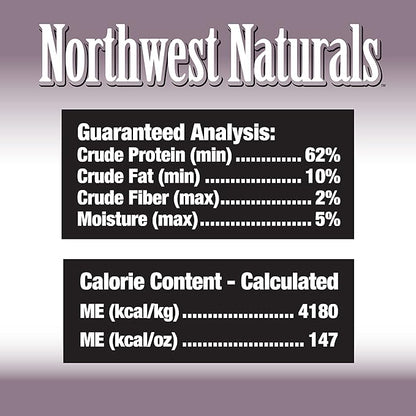 Northwest Naturals Raw Rewards Freeze-Dried Pork Liver Treats for Dogs and Cats - Bite-Sized Pieces - Healthy, 1 Ingredient, Human Grade Pet Food, All Natural - 3 Oz