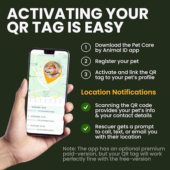 BRONZEDOG Rolled Leather Dog Collar with QR ID Tag Adjustable Soft Round Collars for Small Medium Large Dogs Puppy Cat (Emerald Green, 14-16 inch)