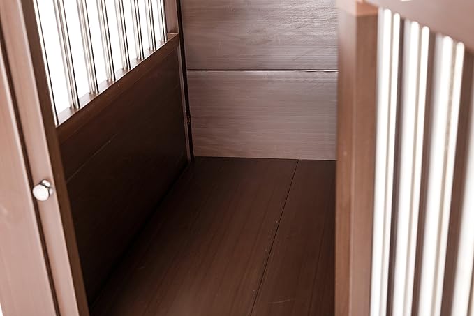 New Age Pet ECOFLEX Dog Crate End Table - Furniture-Style Pet Crate for Crate Trained Dogs - Stainless Steel Tubing & a Latched Closure - 10 Year Manufacturer's Warranty, Small