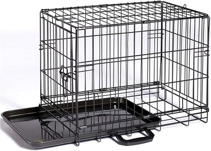 Prevue Pet Products Home On-The-Go Single Door Dog Crate E431, X-Small, Black, 24" Long x 16.5" Wide x 20" High, Stability, Secure, Lightweight, Portable, Airy