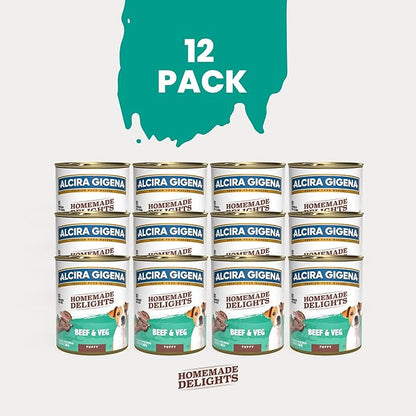 Dog Wet Food (Beef and Veg - Puppy) - (Pack of 12)