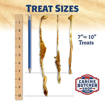 Turkey Tendons for Dogs Made in USA, Raised in USA, All-Natural Dog Chews for Small Dogs, Dog Snack for Large Dogs, Single-Ingredient Treat, Healthy No Hide Dog Chews (8 oz)