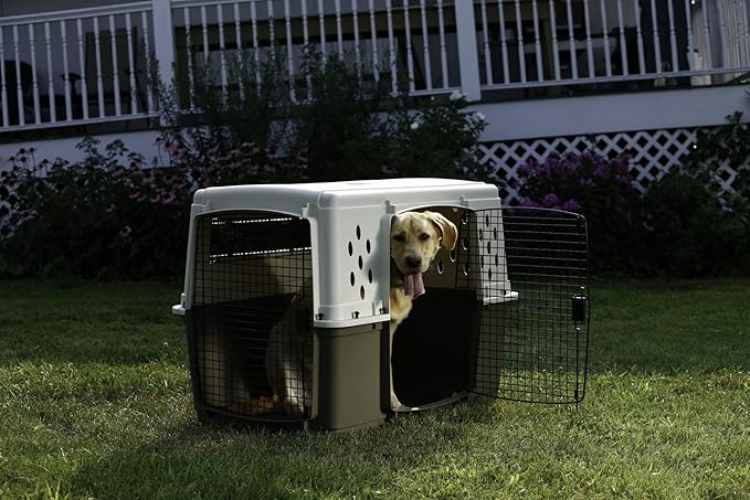 Pet Lodge® Two Door Dog Crate | Designed for Air Transport | Easy to Clean Pet Crate | Great for Pets Up to 100lbs | X-Large
