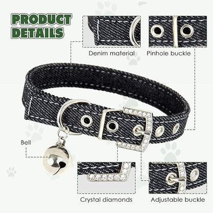 Cat Collar with Tracker GPS- Unlimited Range/Tracking Device/Lost Mode for Cats Adjustable Size Smart Collar Set - Works with Apple Find My (iOS only)