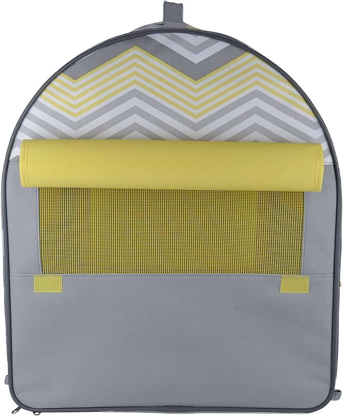 Premium Soft-Sided Folding Pet Tent | Portable Pet Crate for Home and On The Go | Made from Heavy-Duty Water-Resistant Canvas Fabric | Perfect for Indoor and Outdoor Use