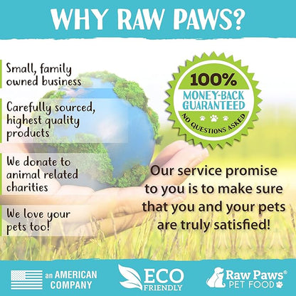 Raw Paws Chicken Bone Broth for Dogs & Cats, 6-oz - Made in USA - Dog Food Topper - Bone Broth Protein Powder for Dogs, Powdered Bone Broth for Dogs, Bone Broth for Cats, Dog Gravy Topper for Dry Food