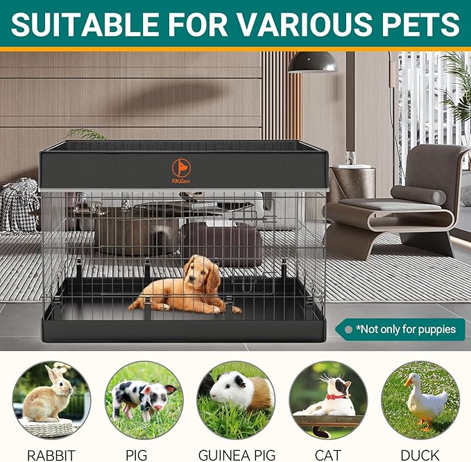 PJYuCien Bottom Cover - Fits 4 Panels 36 Inch Width Plastic/Metal Pet Pen Square Dog Playpen (Note: Only Pen Bottom Cover, NO PLAYPEN!!!)