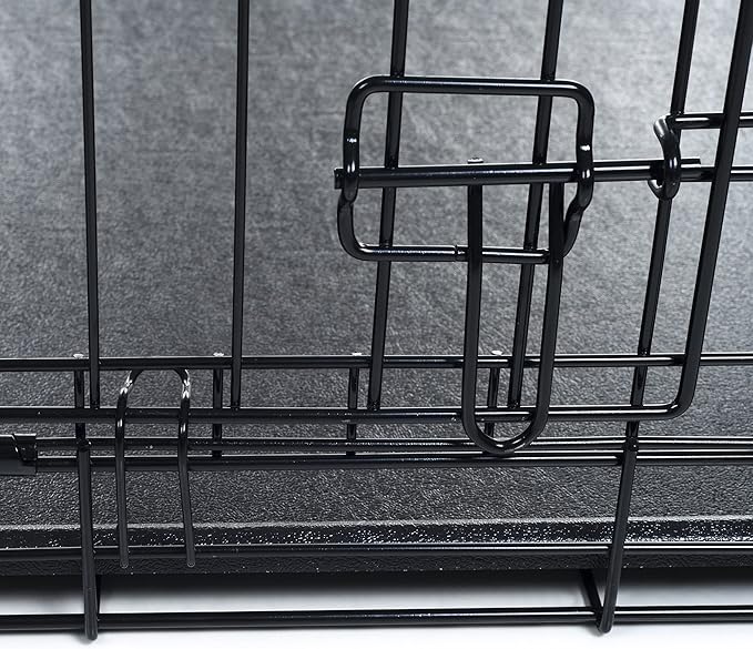 PETMAKER X-Large 2 Door Foldable Dog Crate Cage - 42 x 28 Inch