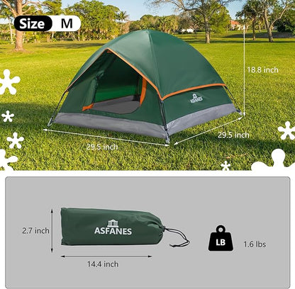 Outdoor Waterproof Pet Camping Tent, Cave Bed for Indoor Cats and Small Dogs, Portable Cat House Dog House, 29.5x29.5x18.9'', Green, M.