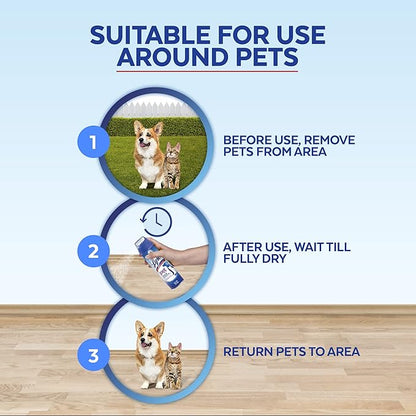 Lysol Pet Odor Eliminator Spray, Sanitizing and Disinfecting Spray for Pet Odors, 15oz (Pack of 3)