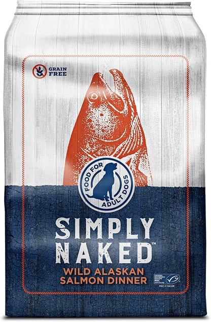 Wild Alaskan Salmon Grain-Free Dog Food | No Chicken or Other Animal by-Products | Rich in Omega 3 & 6 Fatty Acids | Sustainably Sourced Wild Caught Fish | Made in The USA | 24lb Bag