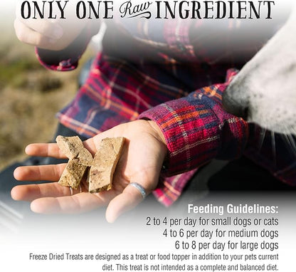 Northwest Naturals Raw Rewards Freeze-Dried Beef Heart Treats for Dogs and Cats - Bite-Sized Pieces - Healthy, 1 Ingredient, Human Grade Pet Food, All Natural - 10 Oz (Pack of 3)