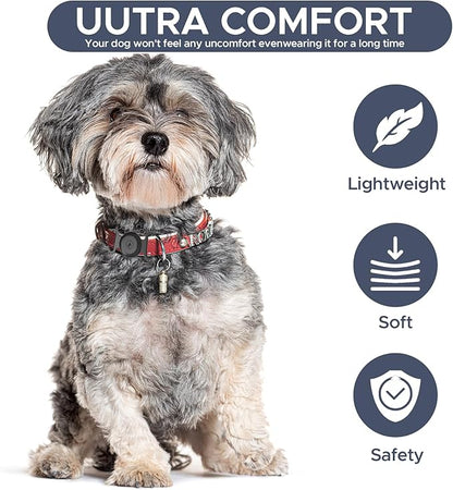 GPS Tracker for Dogs, Mini GPS Cat Tracker, Dog Tracking tag with Holder, No Monthly Fee,Work with Apple Find My(iOS Only),Dog Tracking Device,Anti-Lost,Finder Tag for Vehicles/Pets/Kids/Items (Black)