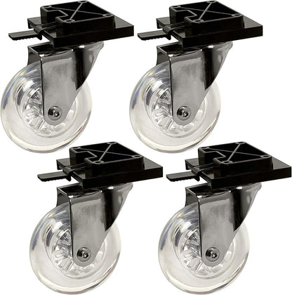 SportPet Designs Plastic Kennels Heavy Duty Wheels Replacement - Set of 4 (CM-10057-CS01)