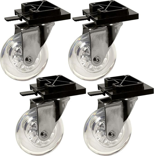 SportPet Designs Plastic Kennels Heavy Duty Wheels Replacement - Set of 4 (CM-10057-CS01)