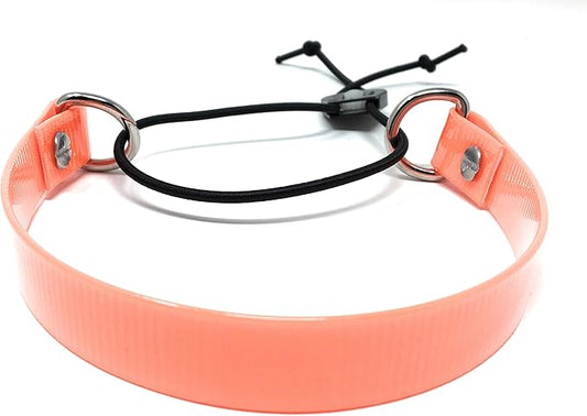 Sparky Pet Co- Surefit ECollar Replacement Strap -Bungee Dog Collar Waterproof -Adjustable-Secure Nexus Wheel Lock-for Electronic Training & Invisible Fence Systems -3/4"(Reflective Orange)
