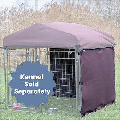 TRIXIE Dog Kennel Sunshade, All Weather Protection Side Panels, Fits 4x4x4.5-FT Kennel, Medium