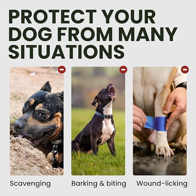 BRONZEDOG Dog Muzzle Wire Basket Metal Mask for Small, Medium and Large Dogs, Breathable, Dog can Drink, Adjustable, Padded, Training, Prevents Biting (Size 7: Alabai & Maremma)