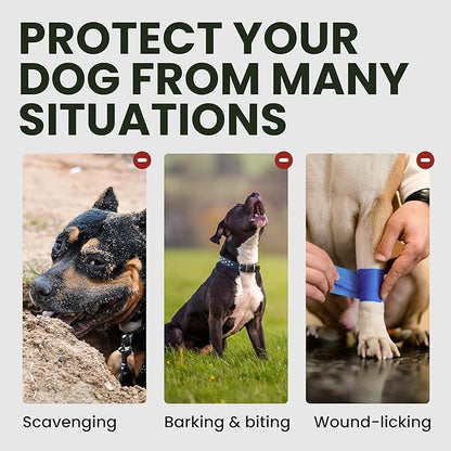 BRONZEDOG Dog Muzzle Wire Basket Metal Mask for Small, Medium and Large Dogs, Breathable, Dog can Drink, Adjustable, Padded, Training, Prevents Biting (Size 7: Alabai & Maremma)