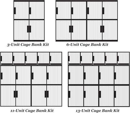 ProSelect Large Modular Kennel Cage Graphite