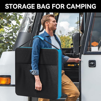 PJYuCien Dog Playpen Storage Bag ((Not Suitable for Other Brands) Fits 40" H 32" W 8 Panels Dog Pen, Designed for RV Trips,Yard and Indoor.… (40"x32"x8")