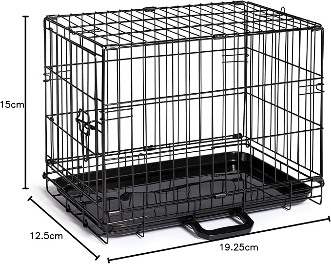 Home On-The-Go Single Door Dog Crate E430, XX-Small