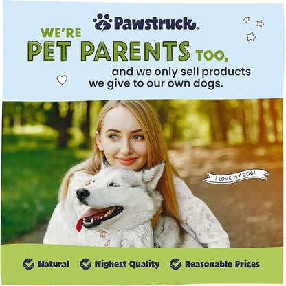 Pawstruck Natural Lamb Ears Chew Treats for Small & Medium Dogs - Healthy Low Fat, No Artificial Preservatives, Single Ingredient, Highly Digestible Animal Ear - 10 Count - Packaging May Vary