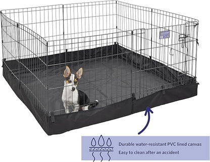 MidWest Homes for Pets Square Exercise Pen Fabric Mesh Bottom
