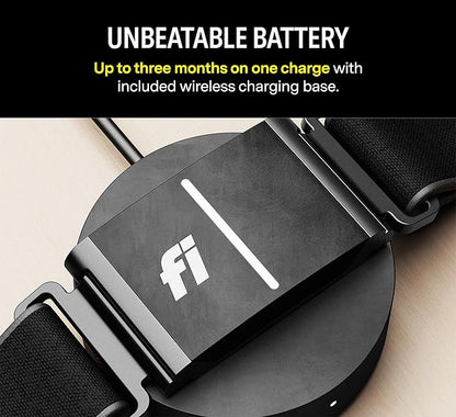 Fi Series 3 Smart Dog Collar - GPS Dog Tracker and Activity & Health Monitor, Waterproof, LED Light, Escape Alerts, Nationwide Coverage [Free 1 Year Membership] (Pink, X Large)