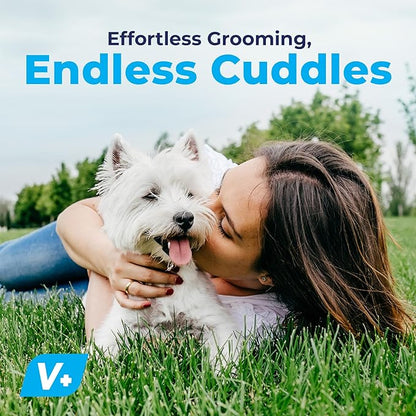 Furbliss Dog Brush for Dogs, Cats and Pets with Long Hair, Grooming Bathing Massaging Deshedding Multi-Functional Wet or Dry Silicone Brush (Long Hair Brush)