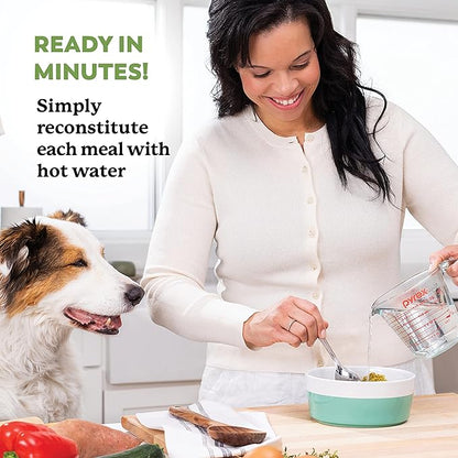 Dr. Harvey's Beef & Garden Veggies Dog Food, Human Grade Whole-Grain Dehydrated Dog Food with Freeze-Dried Beef (5 Pounds)