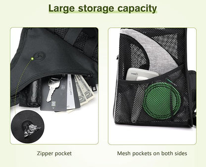 Pecute Small Dog Sling Carrier with Breathable Mesh up to 3.5kg/7.7lbs, Portable Pet Carrier Backpack for Small Cats and Dogs, Great for Chihuahua, Maltese, Yorkshire Terrier, Pomeranian