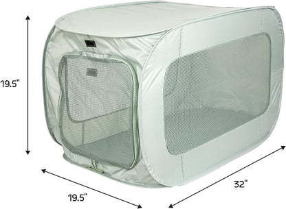 SportPet Designs Soft Sided Pop-Open Kennels, Light Green