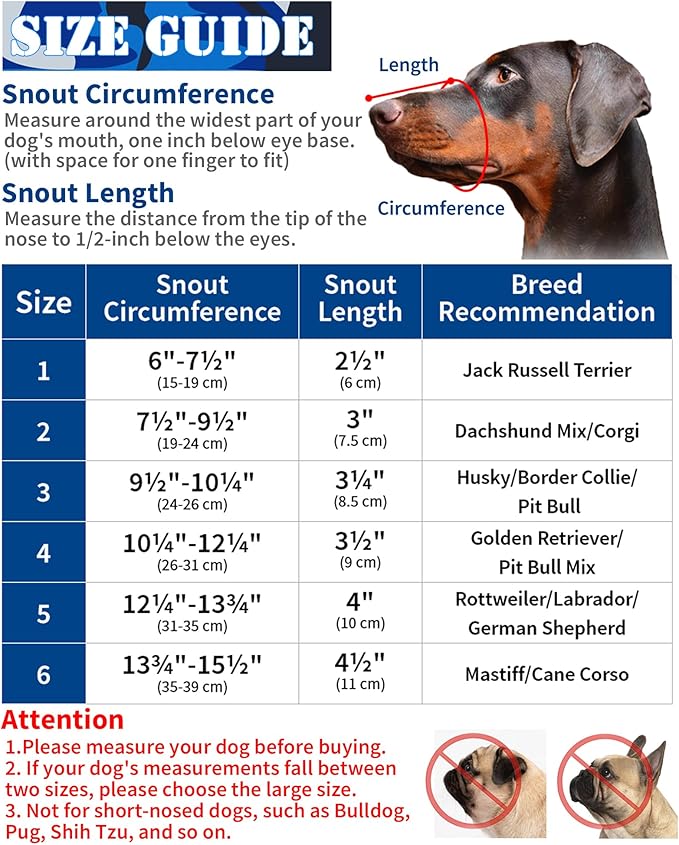 BARKLESS Dog Muzzle, Silicone Basket Muzzle for Small Medium Large Dogs, Soft Cage Muzzle Prevent Biting Chewing, Allow Drinking Panting, Suitable for German Shepherd