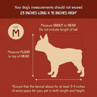 SportPet Designs Plastic Airline Approved Kennels Wire Door Travel Dog Crate, Medium