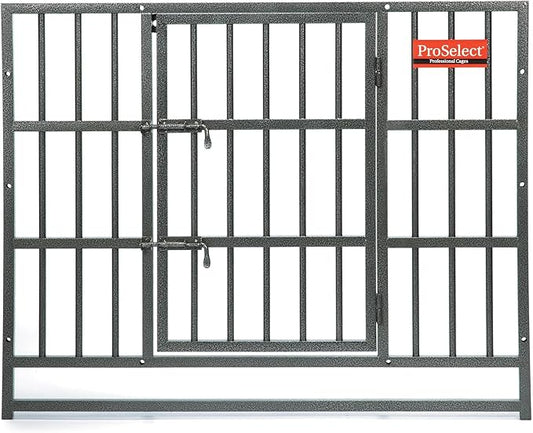 Proselect Replacement Door Frames - Durable Steel Door Frames Modular Kennel Cages - Medium, Silver