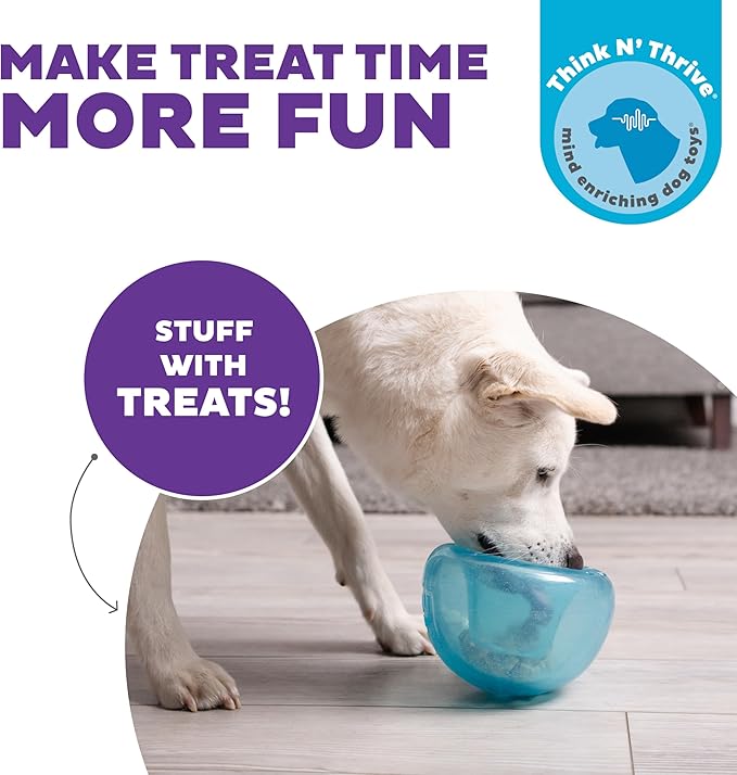 Outward Hound by Planet Dog Snoop Interactive Treat Dispensing Dog Toy, Large, Blue
