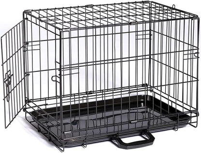 Prevue Pet Products Home On-The-Go Single Door Dog Crate E431, X-Small, Black, 24" Long x 16.5" Wide x 20" High, Stability, Secure, Lightweight, Portable, Airy
