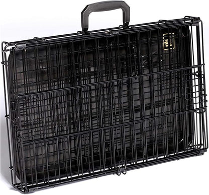 Prevue Pet Products Home On-The-Go Single Door Dog Crate E431, X-Small, Black, 24" Long x 16.5" Wide x 20" High, Stability, Secure, Lightweight, Portable, Airy