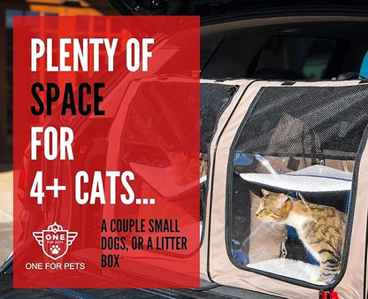 Cat Show House Portable Dog Kennel (Shelter) Red/Cream/Tan/Royal Blue…