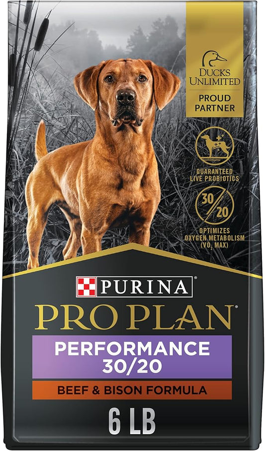 Purina Pro Plan Sport Performance 30/20 Beef & Bison Formula Dry Dog Food - 6 lb. Bag